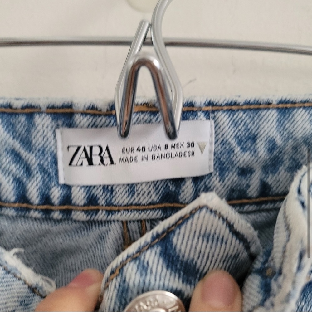 Zara high waisted straight leg jeans - Picture 4 of 4